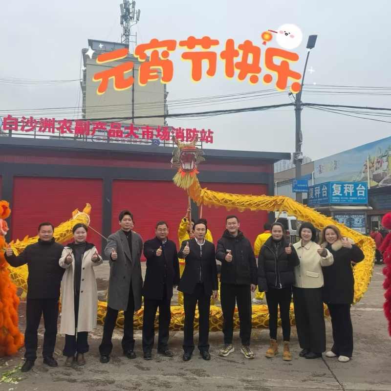 武汉白沙洲农副产品大市场举办2026年马年元宵团拜会